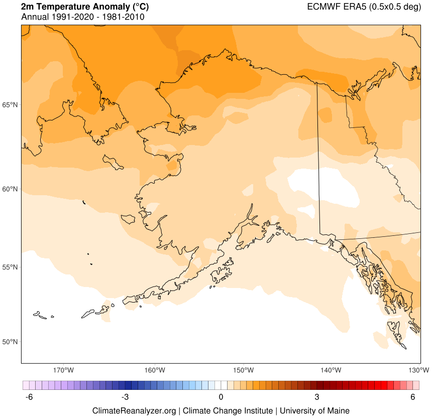 Climate Change in Alaska Alaska Climate Research Center